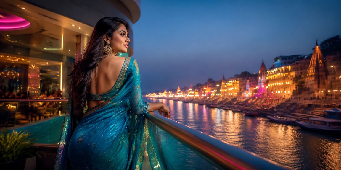 Varanasi ghats scenic view highlighting cultural richness and online gaming vibes